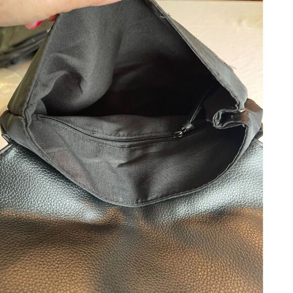 Botkier NY Mini Trigger Nylon Black Backpack Double Zipper Bag ~Excellent! main image 9